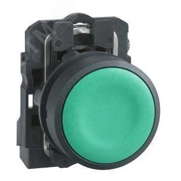 Кнопка зеленая без фиксации 22 мм 1но XB5AA31 Schneider Electric - превью 7