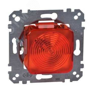 Механизм сигнальной лампы E10 красный колпачок MTN319018 Schneider Electric - превью 9