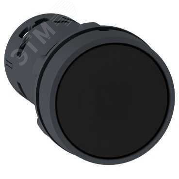Кнопка черная с фиксацией 22мм 1но XB7NH21 Schneider Electric - превью 7