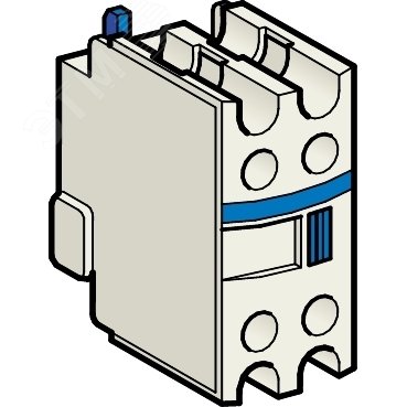 Блок контактный дополнительный к LC1-D фронтальный 2но LADN20 Schneider Electric - превью 4