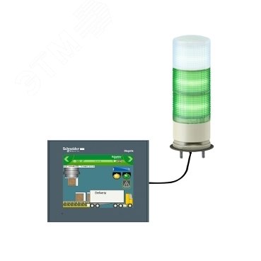 Колонна световая с USB подключением в сборе 6 мм мультицветная XVGU3SWV Schneider Electric - превью 9