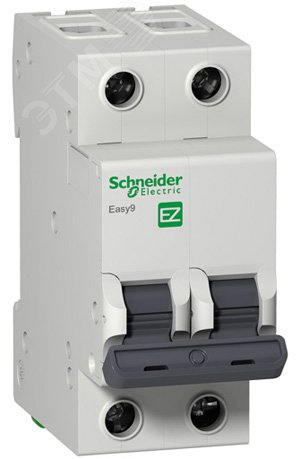 Выключатель автоматический двухполюсный 20A C 4.5кА EASY 9 EZ9F34220 Schneider Electric - превью 5