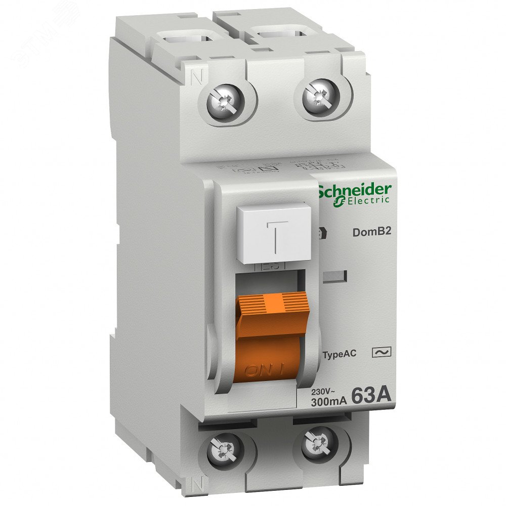 Выключатель дифференциального тока (УЗО) 2п 40А 30мА ВД63 АС 11452 Schneider Electric - превью 2