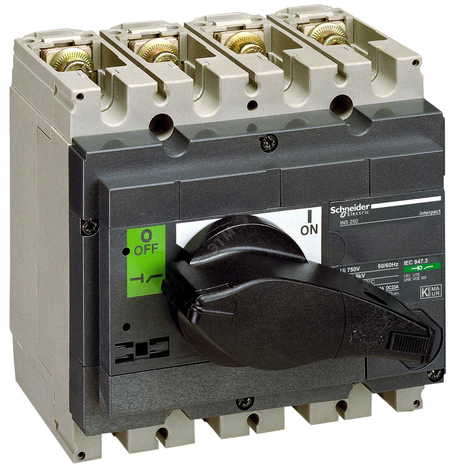 Выключатель-разъединитель INS250 4п 31107 Schneider Electric - превью 2