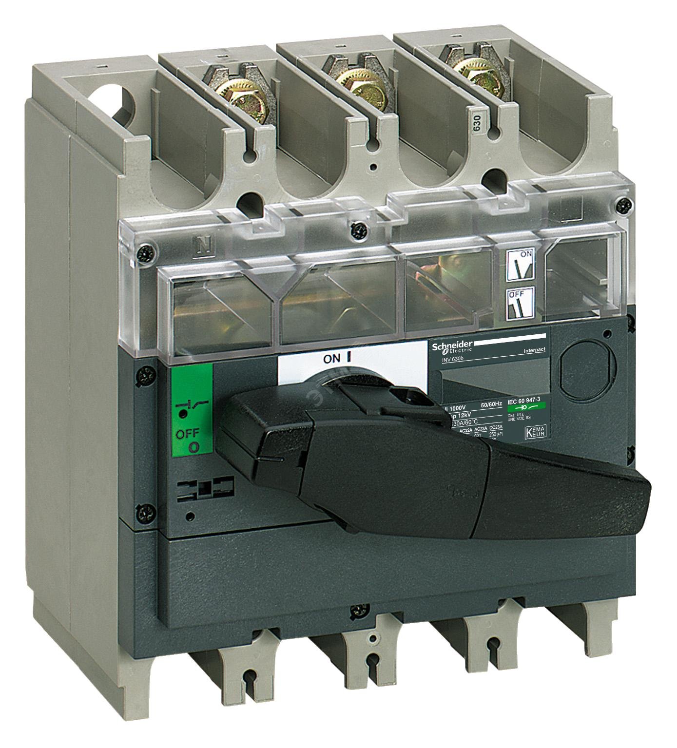 Выключатель-разъединитель INV100 3п 31160 Schneider Electric - превью 2