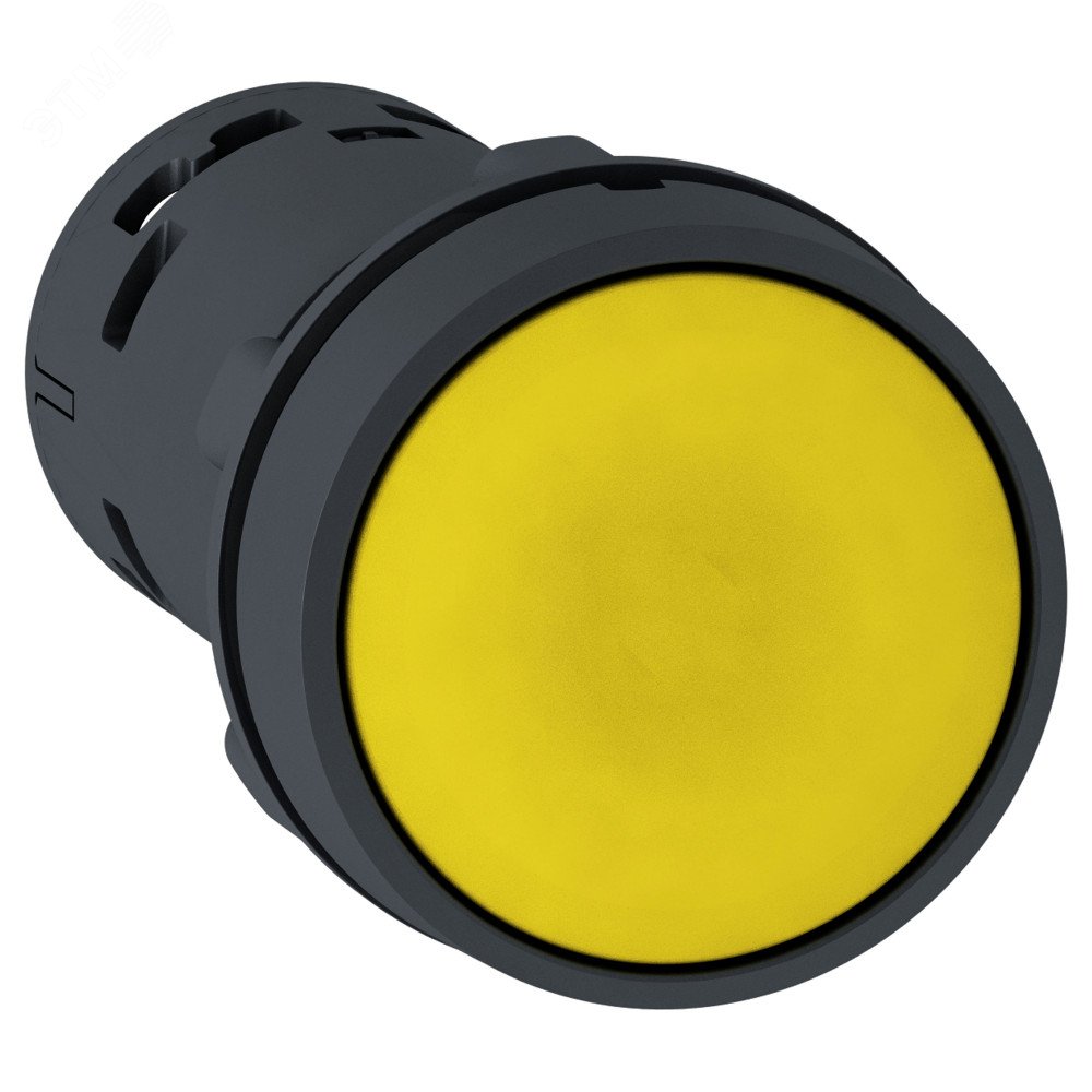 Кнопка с пружинным возвратом желтая XB7NA85 Schneider Electric - превью 3