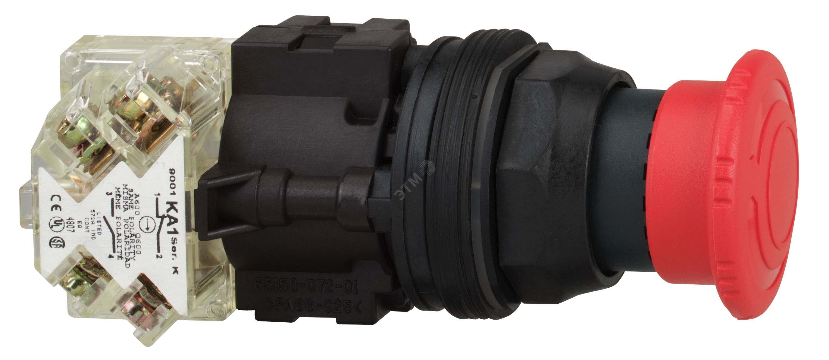 Кнопка аварийного останова 30мм артикул 9001KR16H2 Schneider Electric ...