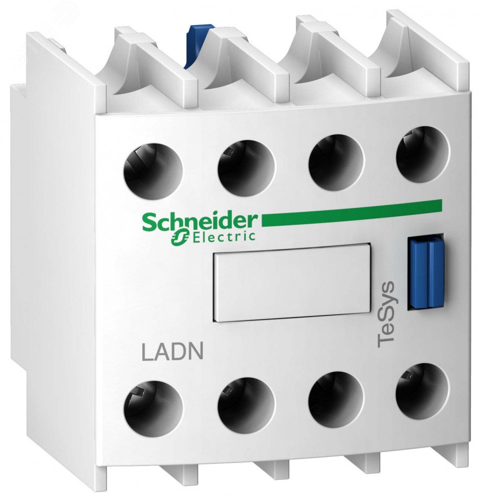 Блок контактный дополнительный к LC1-D фронтальный 3но+1нз LADN31 Schneider Electric - превью 2