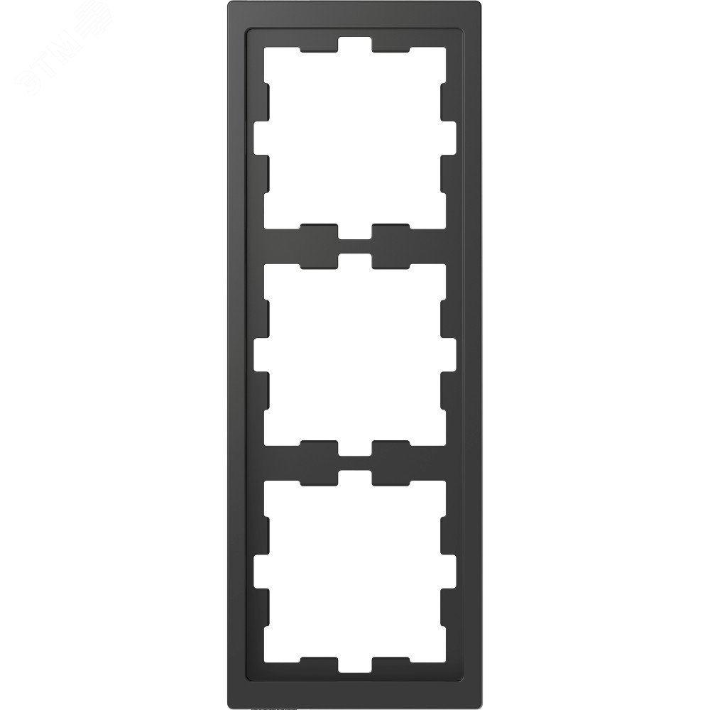 Рамка трехпостовая D-Life антрацит SD MTN4030-6534 Schneider Electric - превью 3