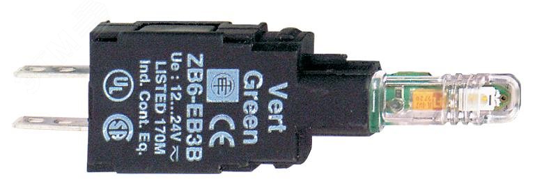 Модуль сигнальный белый диод 230В ZB6EM1B Schneider Electric - превью 3