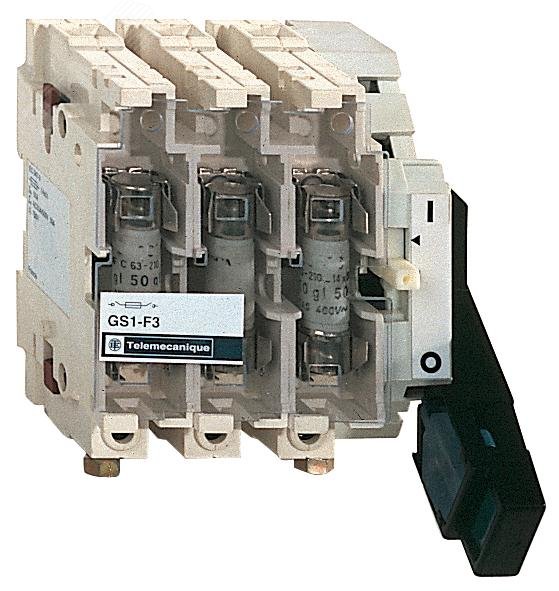 Выключатель-разъединитель с предохранителем 3X50A 14X51 GS1FD3 Schneider Electric - превью 6