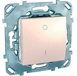 Выключатель одноклавишный, двухполюсный, в рамку, бежевый MGU5.262.25ZD Schneider Electric - превью 5