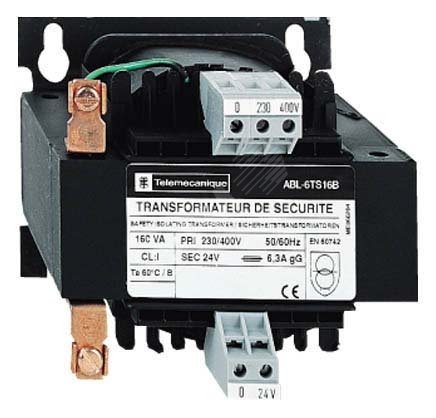 Трансформатор напряжения 230-400/24В 63ВА артикул ABL6TS06B Schneider ...