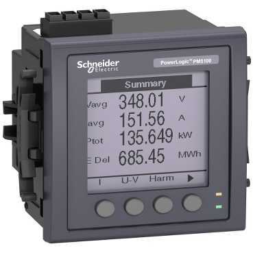 Измеритель мощности PM5100, 1 цифровой выход, до 15-й гармоники METSEPM5100RU Schneider Electric - превью 2
