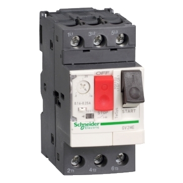Выключатель автоматический для защиты электродвигателей 0.63-1А GV2 управление кнопками GV2ME05 Schneider Electric - превью 5