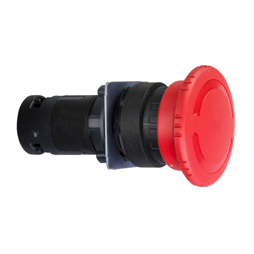 Кнопка грибовидная с фиксацией поворотная 1НО+1НЗ красная XB7ES545P Schneider Electric - превью 3