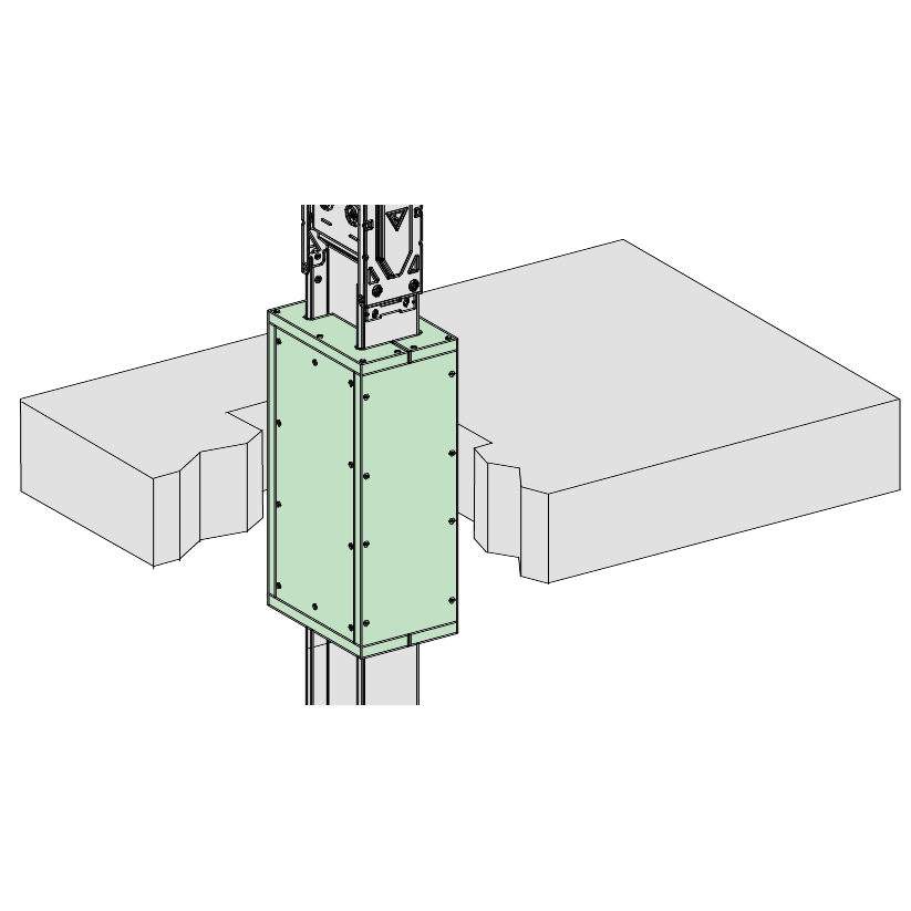 Комплект противоогневого барьера H244 L750 KTB0244CF7 Schneider Electric - превью 2