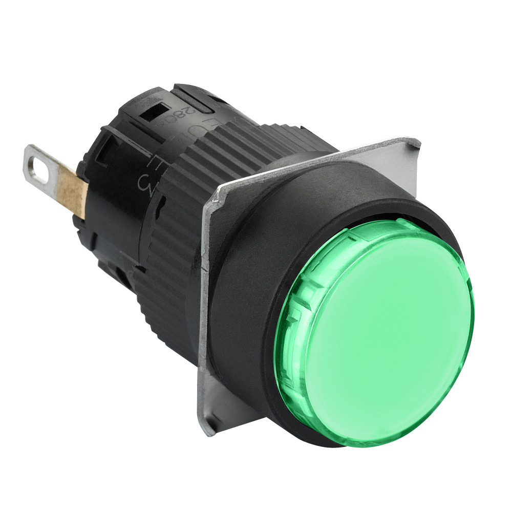 Лампа сигнальная круглая LED 24В зеленая XB6EAV3BP Schneider Electric - превью 2