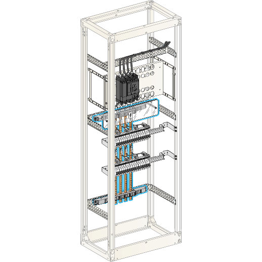 Держатель задних силовых шин LSX58080A Schneider Electric - превью 2