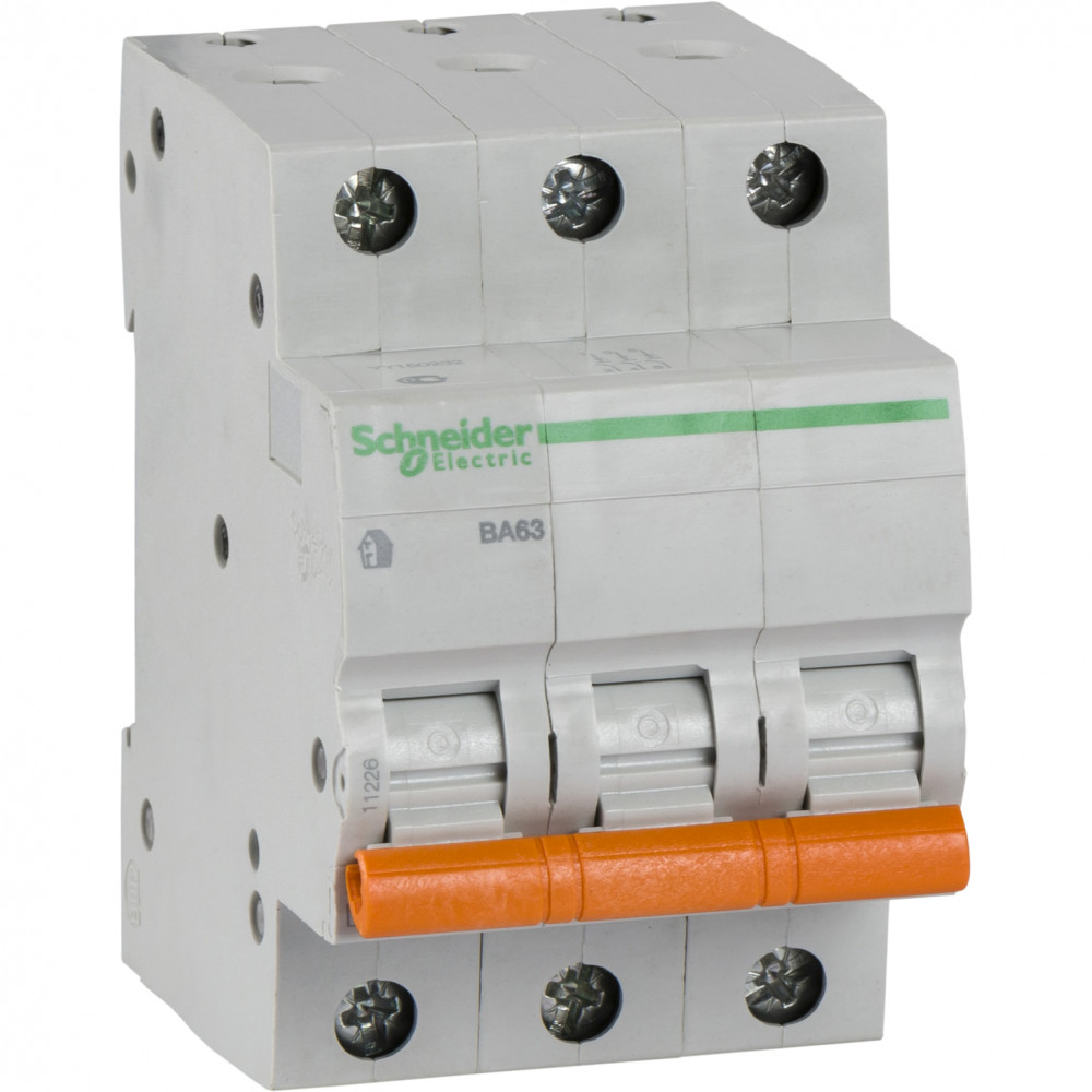 Выключатель автоматический трехполюсный 32А С ВА63 4.5кА 11226 Schneider Electric - превью 2