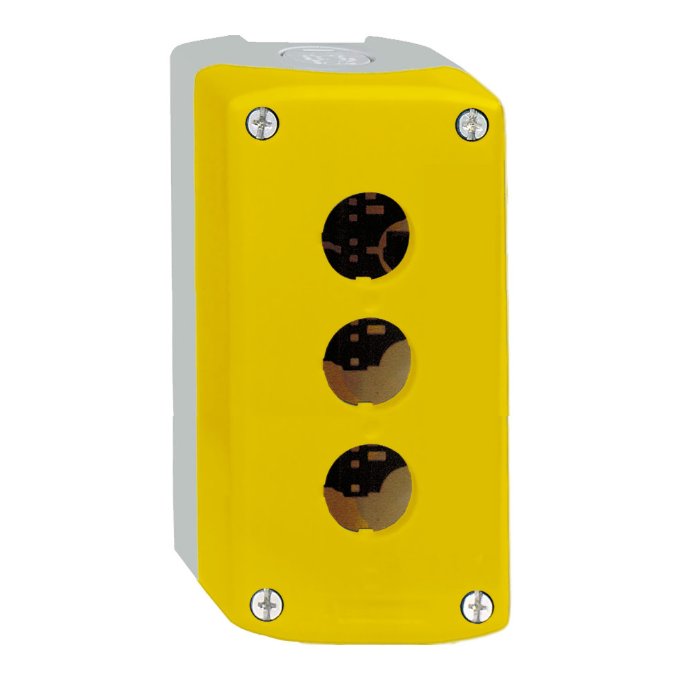 Пост кнопочный 3 кнопки желтый XALK03 Schneider Electric - превью 3