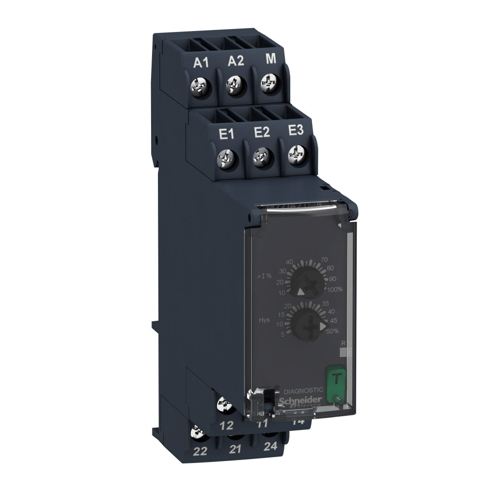 Реле контроля повышения тока без памяти 24-240В RM22JA21MR Schneider Electric - превью 3