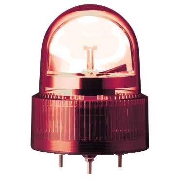 Лампа маячок вращающийся красный 24В AC/DC 1206ММ XVR12B04S Schneider Electric - превью 6