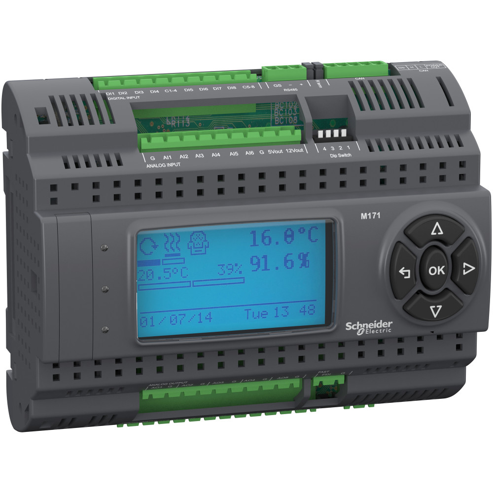 Контроллер программируемый ПЛК Modicon M171 дисплей производительности 27 I/Os Modbus TM171PDM27S Schneider Electric - превью 2