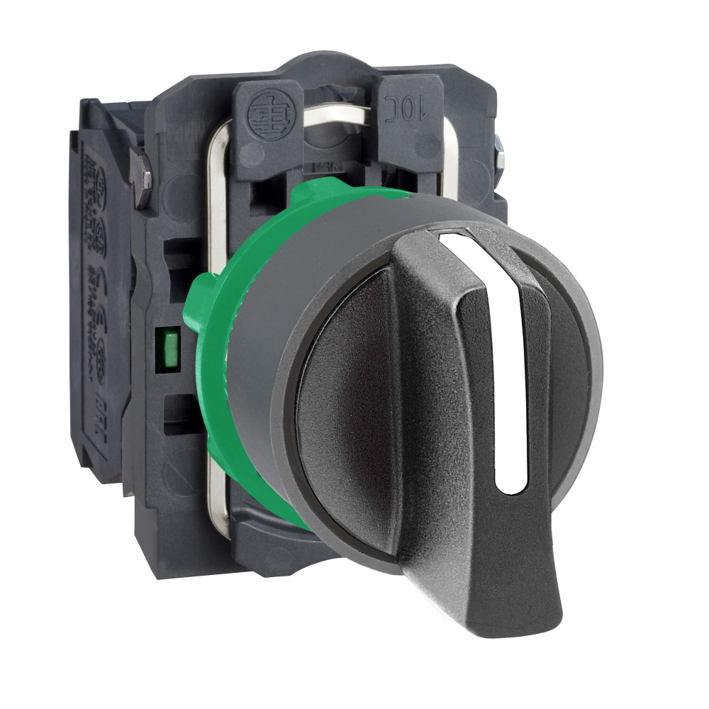 Переключатель 22мм, 3 позиции, заподлицо, 2НО, пластик C0 артикул ...