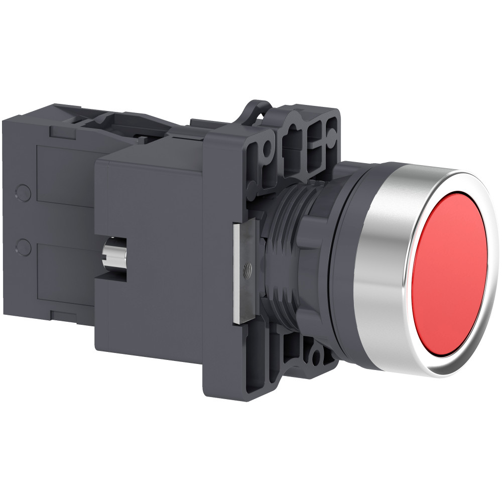 Кнопка со светодиодной подсветкой 24В красная 1НО XA2EW34B1 Schneider Electric - превью 2
