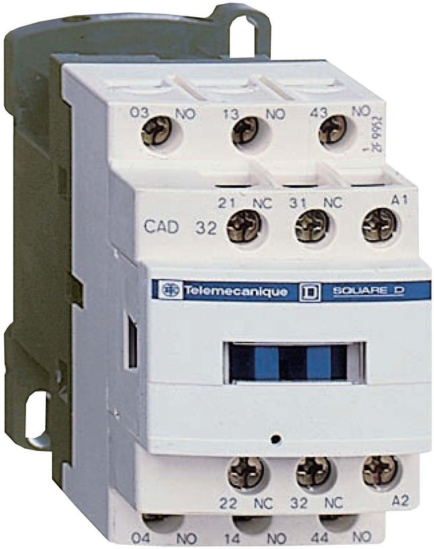 Реле промежуточное CAD 10А 380В 3НО+2НЗ под винт CAD32Q7 Schneider Electric - превью 2