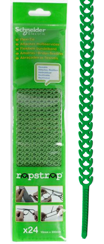 Стяжка зеленая RAPSTRAP (упаковка 24шт) IMT38072 Schneider Electric - превью 3