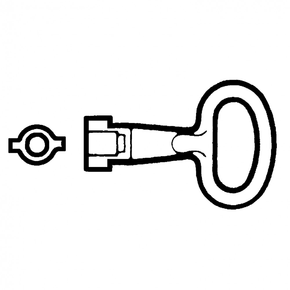 Ключ для замка с двойной бороздкой 5мм NSYLDB5 Schneider Electric - превью 4