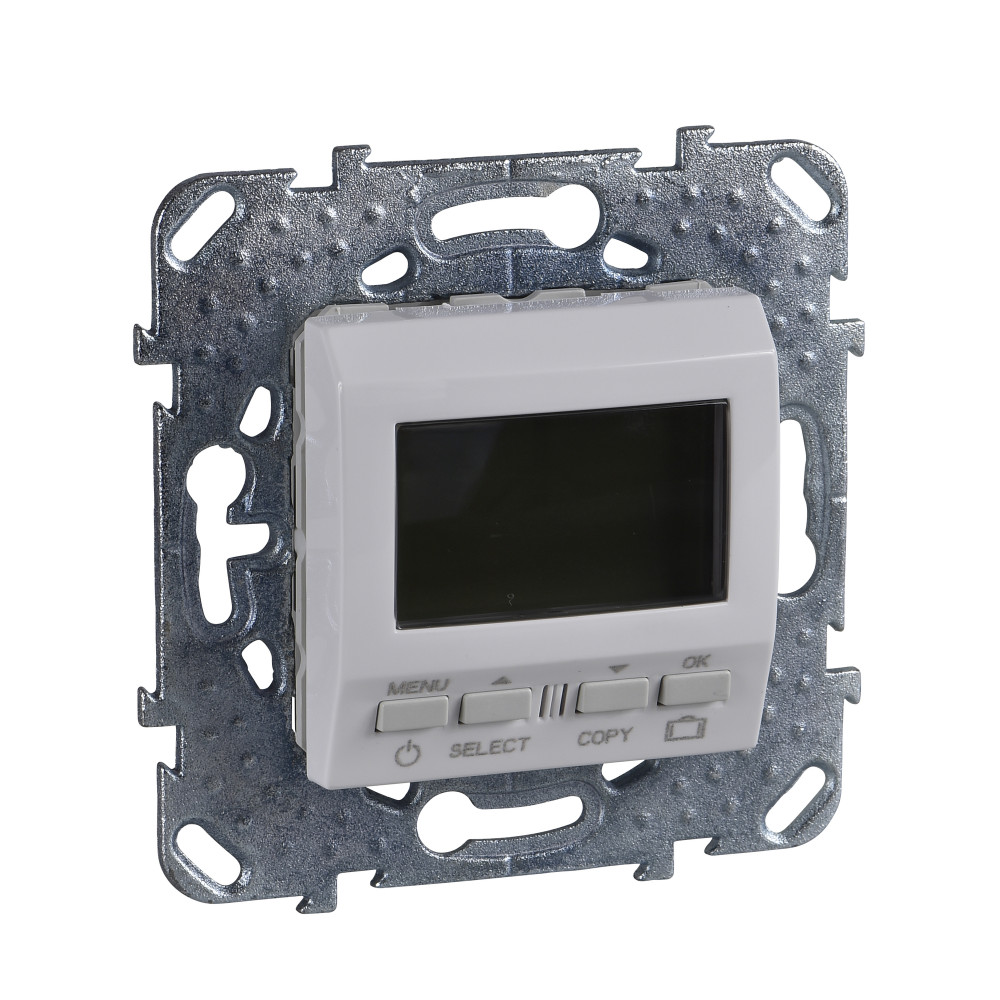 UNICA Термостат электронный программируемый недельный в рамку белый MGU5.505.18ZD Schneider Electric - превью 3