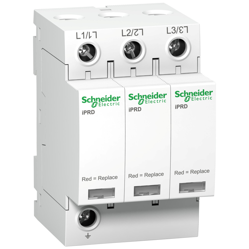 Ограничитель перенапряжений импульсный Т2 iPRD 65r 65кА 350В 3П сигнал A9L65301 Schneider Electric - превью 3