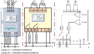 ELECTRONIC THERMOSTAT 24V C? 2 DRY CONTACT NSYCCOTH30VID Schneider Electric - превью 7