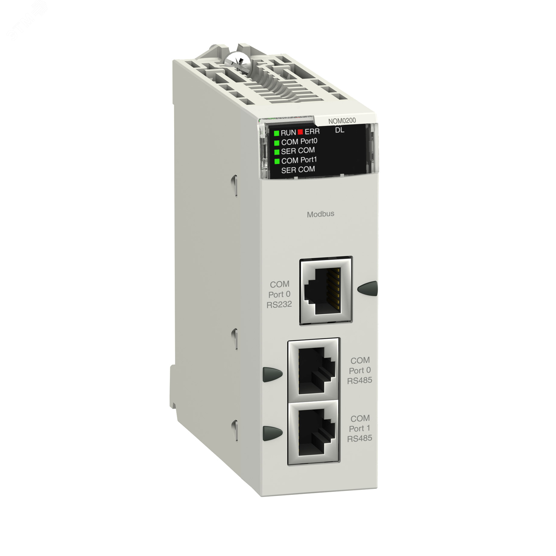 Коммутационный модуль 2 порта rs485/232, защищенный BMXNOM0200HRU Schneider Electric - превью