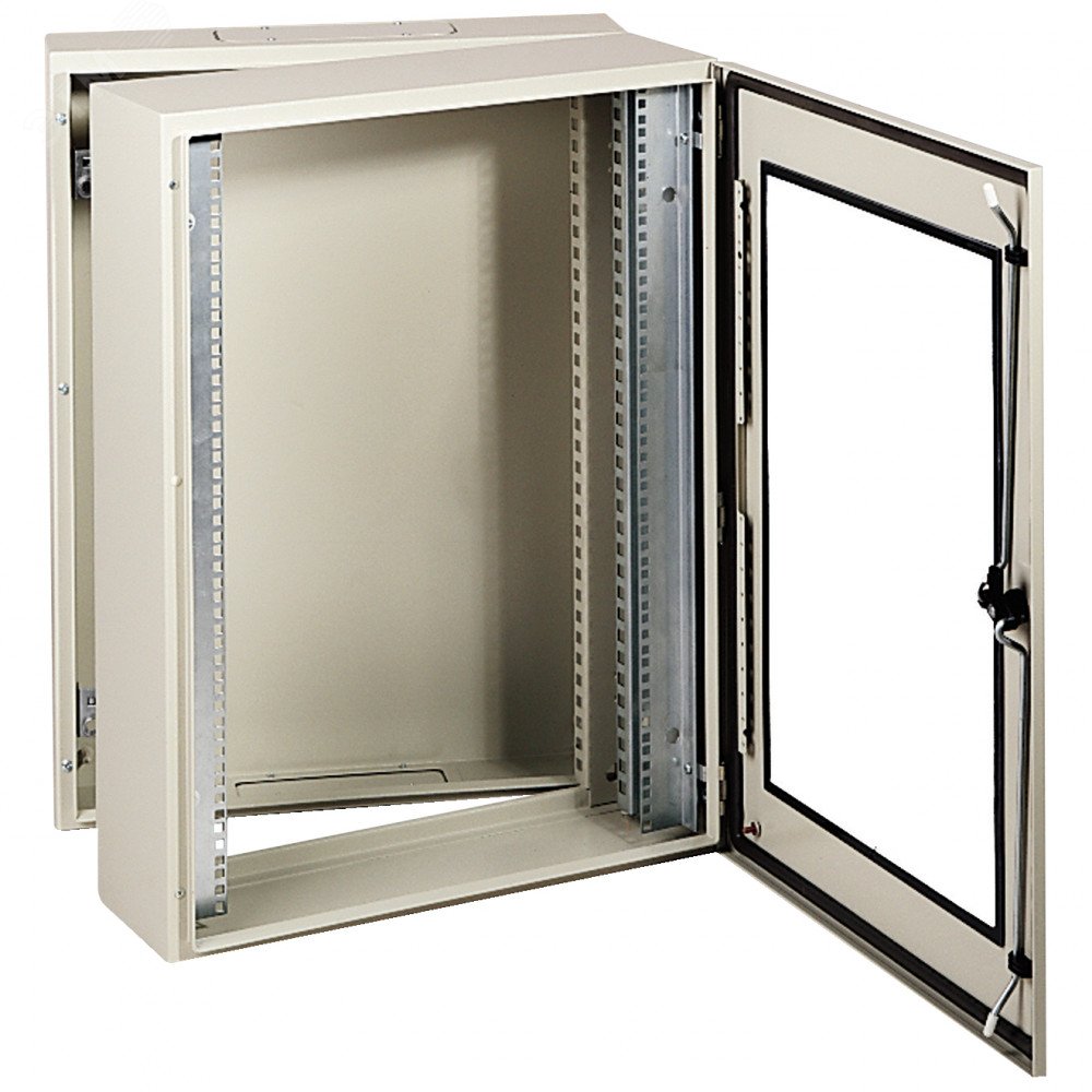 Шкаф 19 с прозрачной дверью 2 корпуса 10U глубина 380мм NSYVD2M10U4 Schneider Electric - превью 3