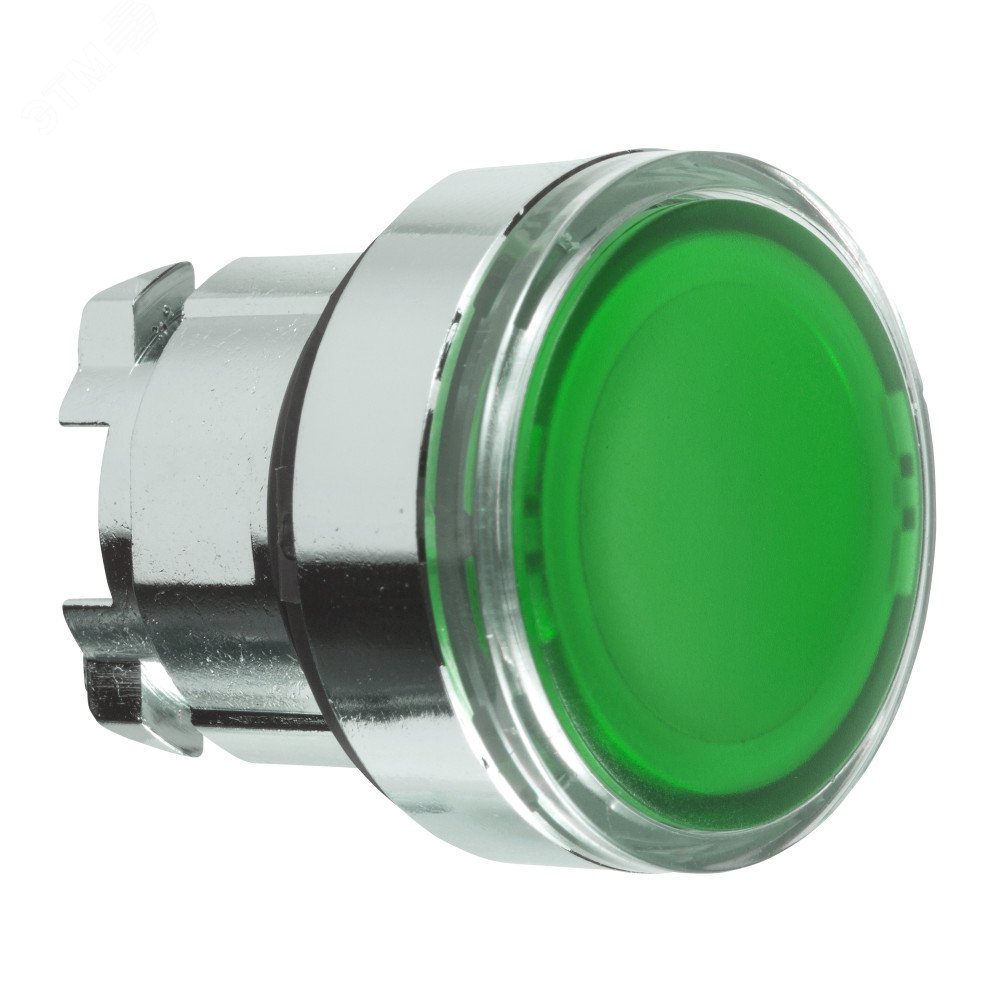 Головка кнопки зеленая 22мм ZB4BA38 Schneider Electric - превью 3
