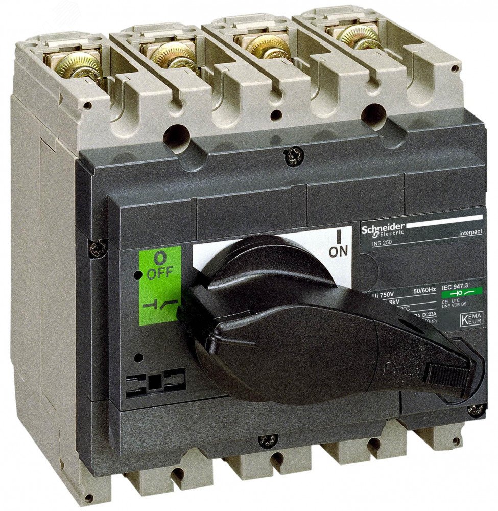 Выключатель-разъединитель INS250 4п 31107 Schneider Electric - превью 3