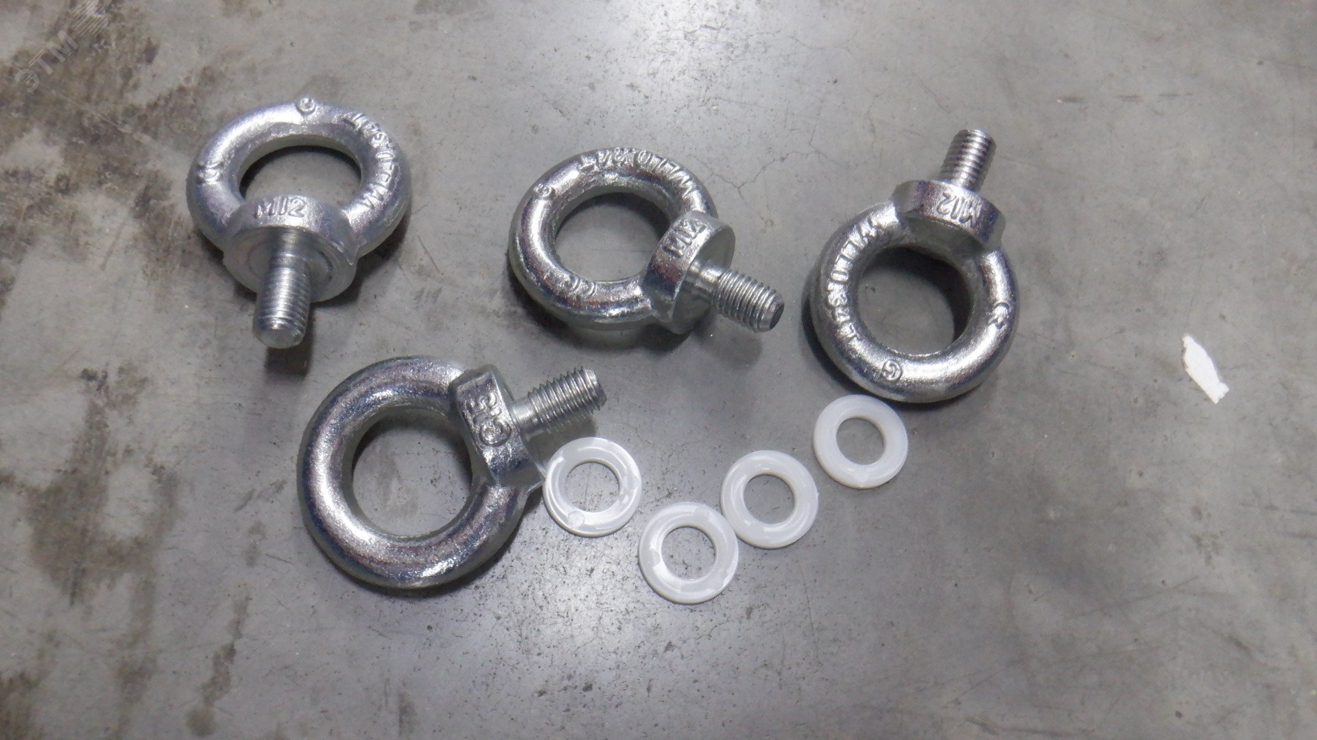 Изображение товара Рым-болты М12 4 шт высококачественные крепежные изделия Франция