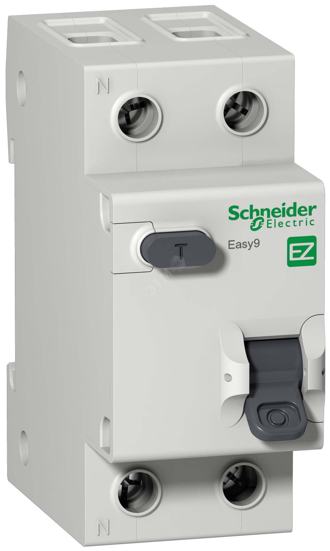 Выключатель автоматический дифференциальный АВДТ 1П+N 16А 30мА C AC EASY 9 EZ9D34616 Schneider Electric - превью 2