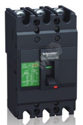 Выключатель автоматический силовой в литом корпусе для промышленного электроснабжения EZC100B3016 Schneider Electric - превью