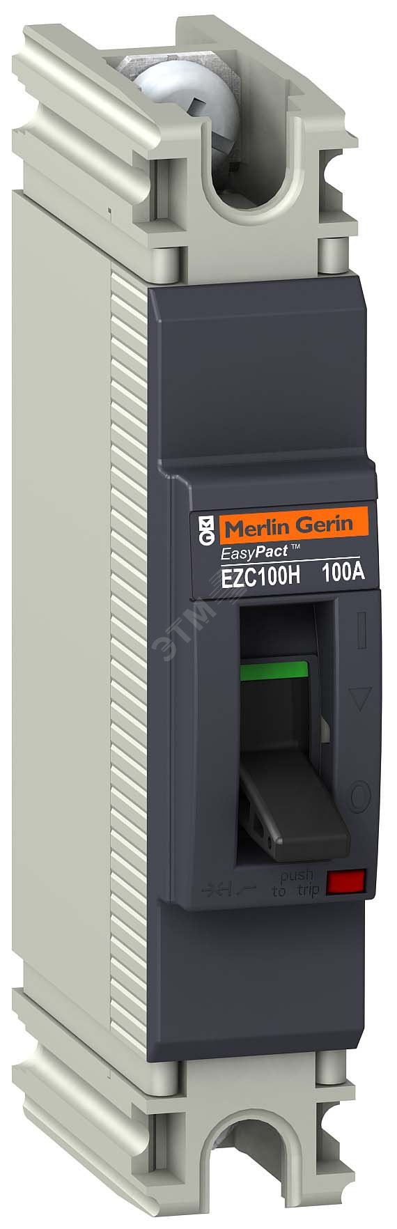 Выключатель автоматический однополюсный EZC100 25 KA/240В 40 A EZC100H1040 Schneider Electric - превью