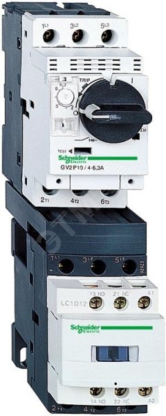 Пускатель магнитный 9А ~230В GV2-P14 6-10А GV2DP1 артикул GV2DP114P7 ...