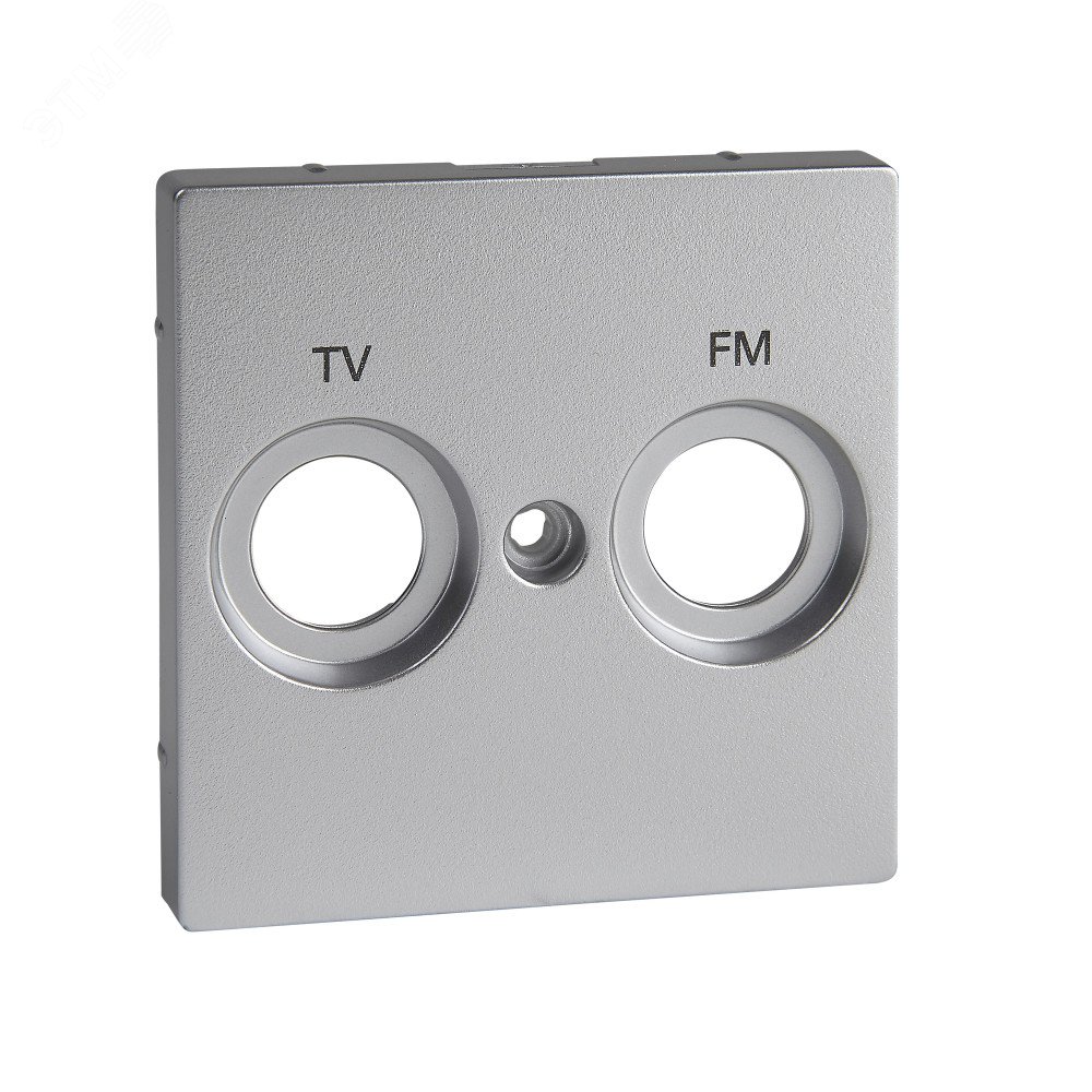 Центральная плата с маркировкой FM и TV алюминий MTN299560 Schneider Electric - превью 6