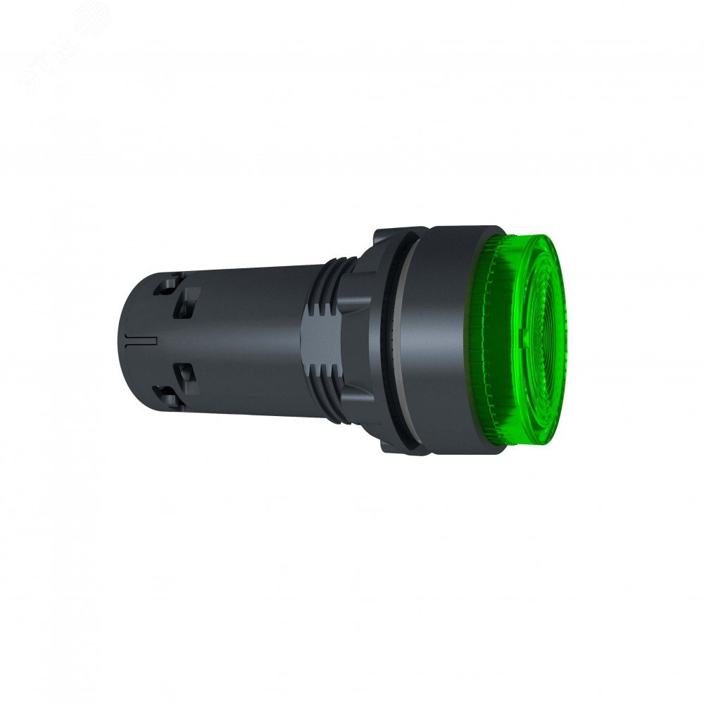 Кнопка 22мм 24В зеленая с подсветкой XB7NW33B1 Schneider Electric - превью 4