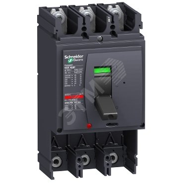 Изображение товара Блок коммутационный 3п NSX400N Schneider Electric автоматический выключатель промышленных систем