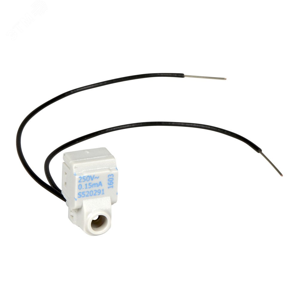 Изображение товара Модуль подсветки светодиодный ODACE Schneider Electric 0,15мА 220 В синий