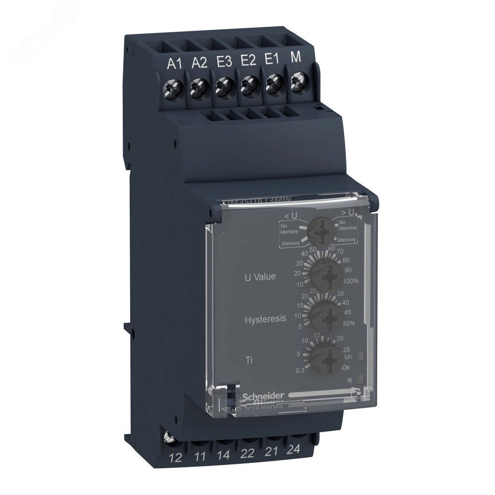 Реле контроля фаз повышения/понижения напряжения 15-600В RM35UA13MW Schneider Electric - превью 3